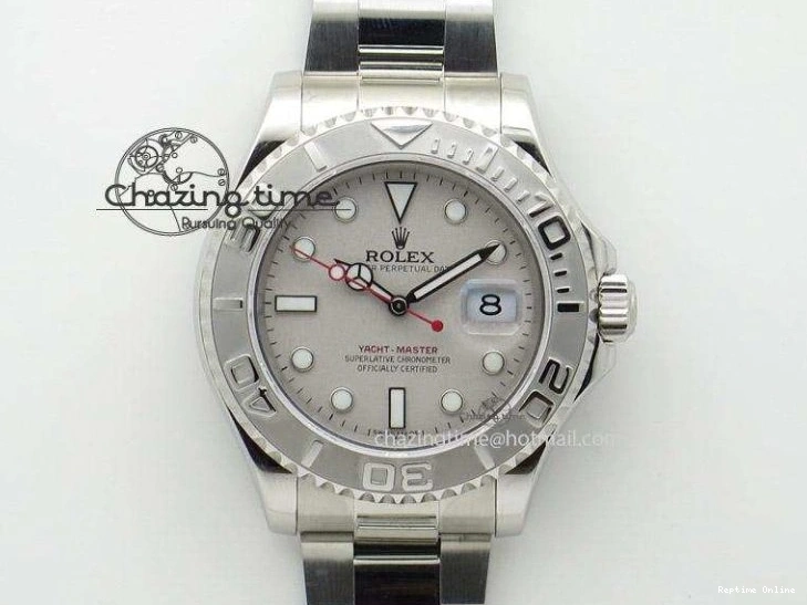 0523 Supportive Yacht-Master 116622 Silver Dial JF Best Edition On SS Bracelet SA3135 V 4032